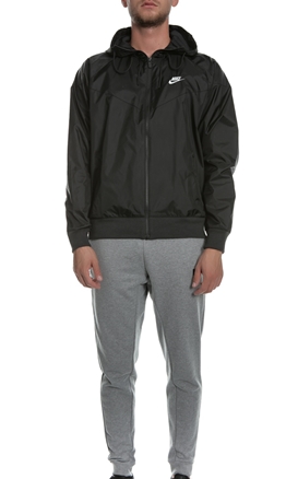 NIKE-Ανδρικό αντιανεμικό jacket NIKE NSW SCE WR JKT HD μαύρο