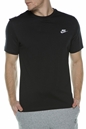 NIKE-Ανδρικό t-shirt NIKE NSW CLUB μαύρο