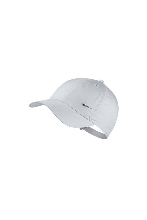 NIKE-Παιδικό καπέλο NIKE Y H86 CAP METAL SWOOSH λευκό