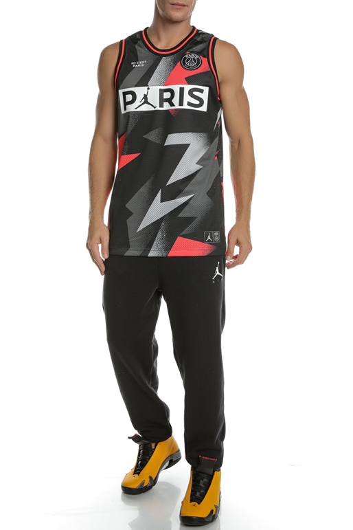 NIKE-Ανδρική αμάνικη μπλούζα NIKE Paris Saint-Germain μαύρη