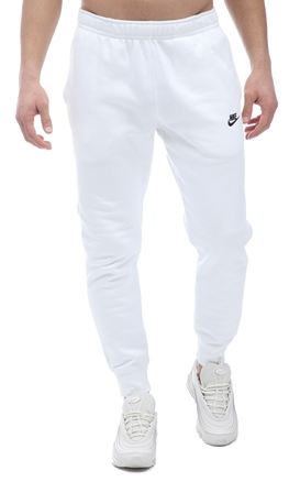 NIKE-Ανδρικό παντελόνι φόρμας NIKE NSW CLUB JGGR BB λευκό