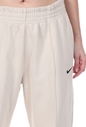 NIKE-Γυναικείο παντελόνι φόρμας ΝΙΚΕ NSW ESSNTL FLC HR PNT CLCTN μπεζ