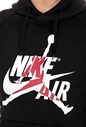 NIKE-Ανδρική φούτερ μπλούζα NIKE J JUMPMAN CLASSICS FLC PO μαύρη