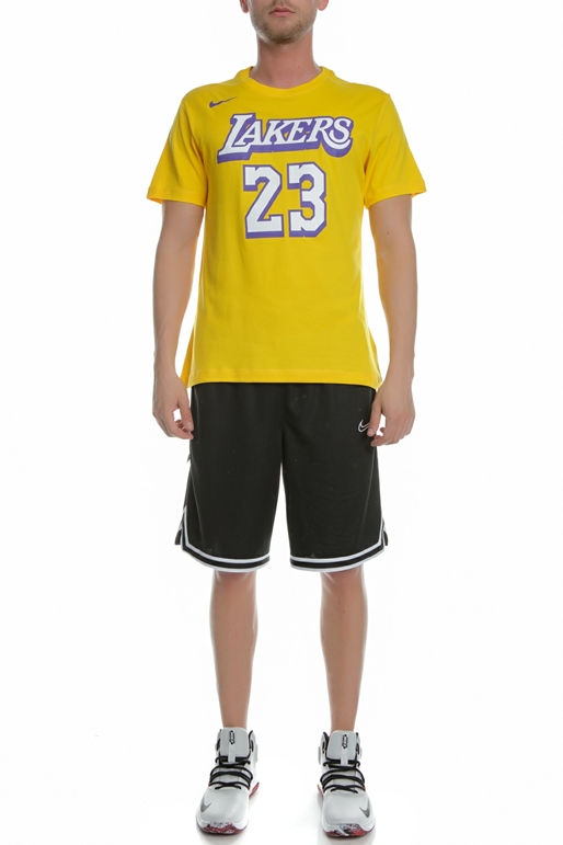 NIKE-Ανδρικό T-Shirt Nike Dri-FIT NBA κίτρινο