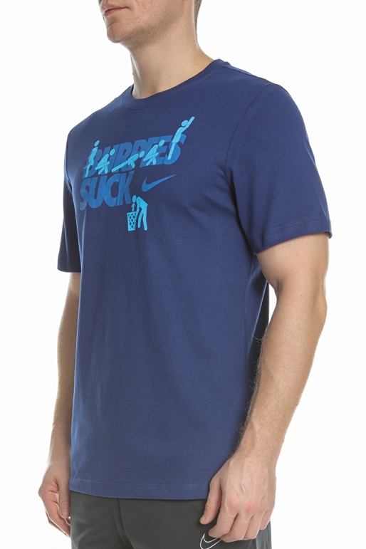 NIKE-Ανδρική μπλούζα NIKE DFCT BURPEES SUCK μπλε