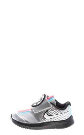 NIKE-Βρεφικά αθλητικά παπούτσια NIKE STAR RUNNER 2 AUTO (TDV) ασημί