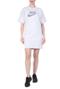 NIKE-Γυναικείο mini φόρεμα NIKE NSW DRESS FT M2Z γκρι