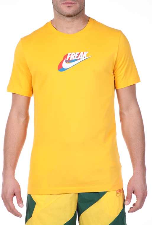 NIKE-Ανδρική μπλούζα NIKE GA M NK DRY TEE SWOOSH FREAK 2 κίτρινη