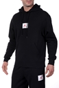 NIKE-Ανδρική φούτερ μπλούζα NIKE M J FLT FLC PO SOLID μαύρη