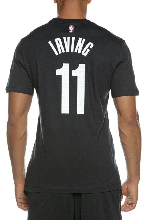 NIKE-Ανδρικό  t-shirt NIKE NBA Kyrie Irving Brooklyn μαύρο 