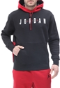 NIKE-Ανδρική φούτερ μπλούζα NIKE J JUMPMAN AIR GFX FLC PO μαύρη κόκκινη
