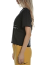 NIKE-Γυναικείο t-shirt NIKE NSW SWSH SS μαύρο