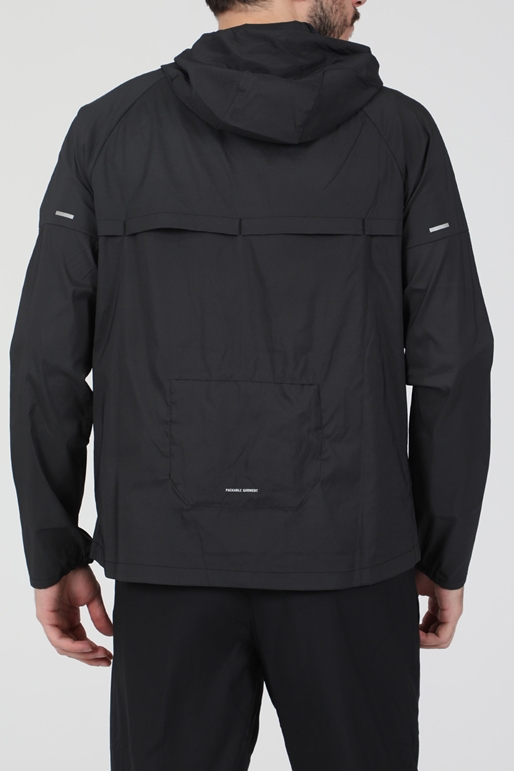 NIKE-Ανδρικό αδιάβροχο jacket ΝΙΚΕ μαύρο