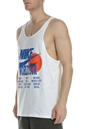 NIKE-Ανδρικό αμάνικο t-shirt NIKE NSW TANK WORLD TOUR λευκό