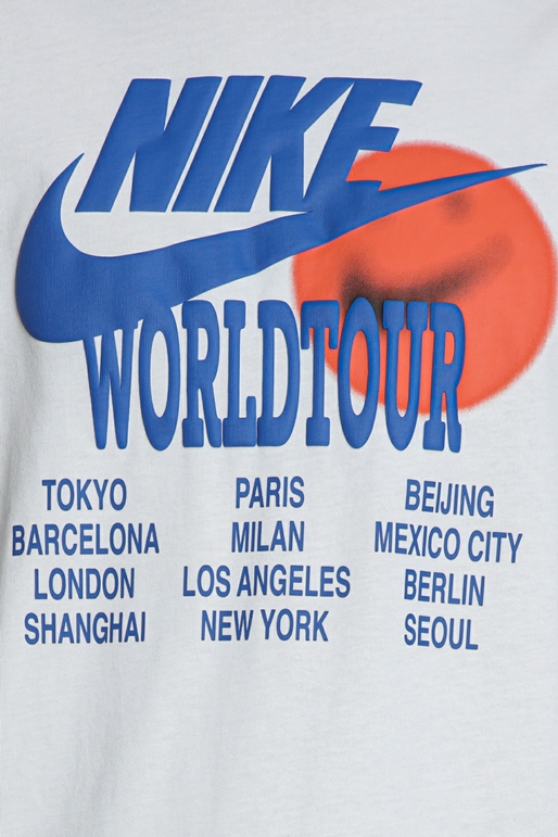 NIKE-Ανδρικό t-shirt NIKE NSW TEE WORLD TOUR μαύρο
