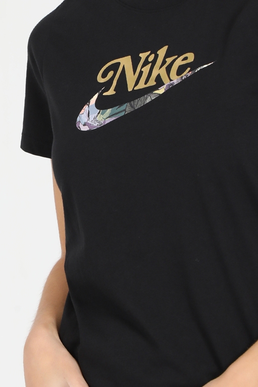 NIKE-Γυναικείο t-shirt NIKE NSW TEE FEMME μαύρο