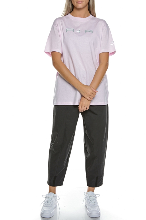 NIKE-Γυναικείο oversized t-shirt NIKE NSW AIR SS TOP BF λιλά