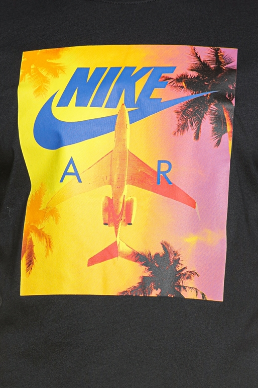 NIKE-Ανδρικό t-shirt NIKE NSW TEE SWOOSH BY AIR PHOTO μαύρο