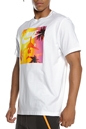 NIKE-Ανδρικό t-shirt NIKE NSW TEE SWOOSH BY AIR PHOTO λευκό