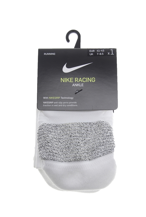 NIKE-Unisex κάλτσες running NIKE RACING ANKLE λευκές γκρι