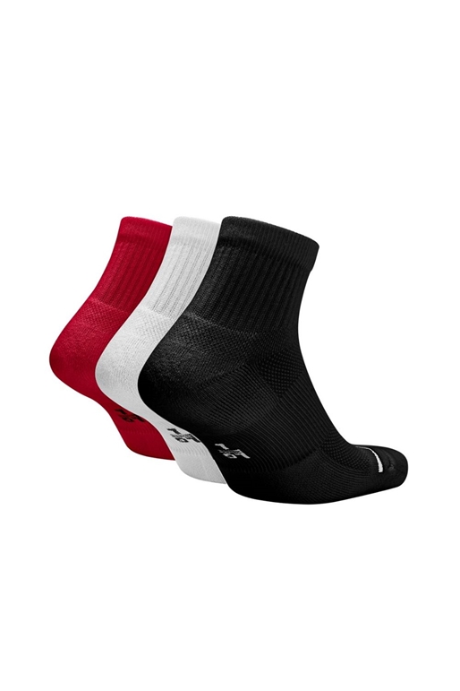NIKE-Unisex κάλτσες σετ των 3 NIKE JORDAN EVRY MAX ANKLE κόκκινες λευκές μαύρες 