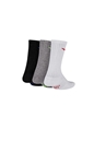 NIKE-Παιδικό σετ 3 κάλτσες NIKE μαύρο-γκρι-λευκό