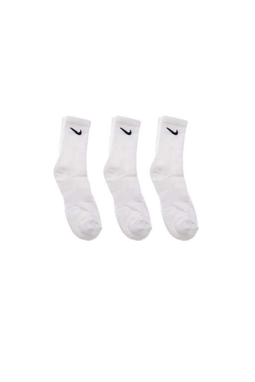 NIKE-Unisex κάλτσες σετ των 3 NIKE EVERYDAY CUSH CREW λευκές