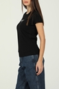 PEPE JEANS-Γυναικεία κοντομάνικη μπλούζα PEPE JEANS NEW VIRGINIA μαύρη