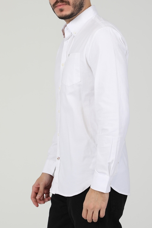 PEPE JEANS-Ανδρικό πουκάμισο PEPE JEANS JACKSON λευκό
