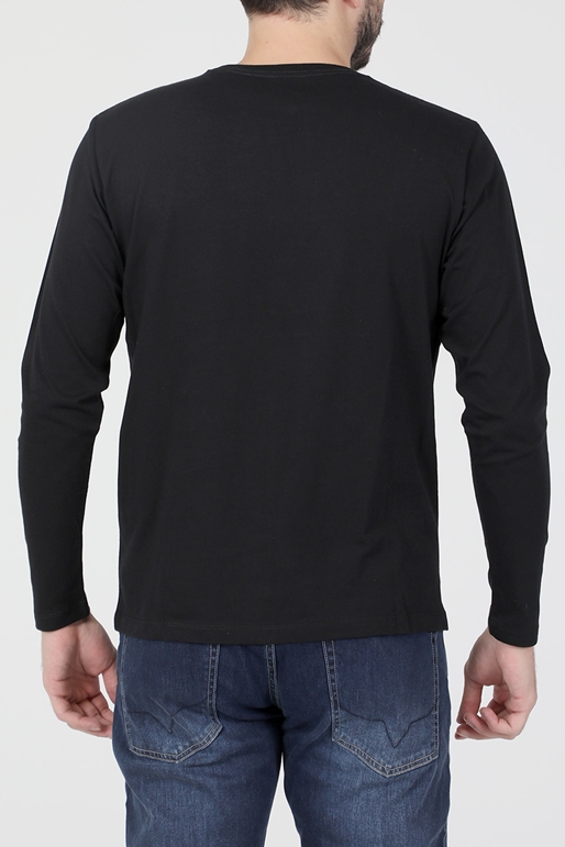 PEPE JEANS-Ανδρική μακρυμάνικη μπλούζα PEPE JEANS NOS EGGO μαύρη
