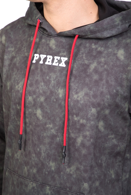 PYREX-Ανδρική φούτερ μπλούζα CAPPUCCIO PYREX γκρι