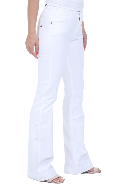 REVISE-Γυναικείο jean παντελόνι REVISE λευκό