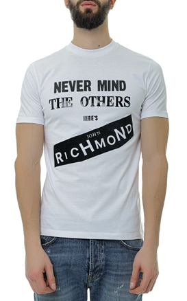 RICHMOND-Tricou cu text decorativ