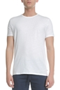 SCOTCH & SODA-Ανδρική κοντομάνικη μπλούζα SCOTCH & SODA λευκή 