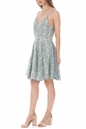SCOTCH & SODA-Γυναικείο mini φόρεμα SCOTCH & SODA μπλε λευκό