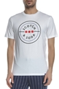 SCOTCH & SODA-Ανδρική μπλούζα SCOTCH & SODA λευκή