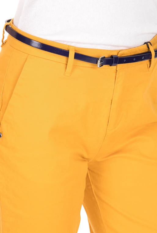 SCOTCH & SODA-Γυναικείο παντελόνι SCOTCH & SODA Ams Blauw κίτρινο