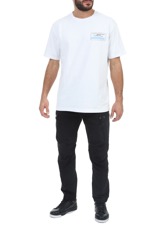SCOTCH & SODA-Ανδρική κοντομάνικη μπλούζα SCOTCH & SODA Ams Blauw λευκό 
