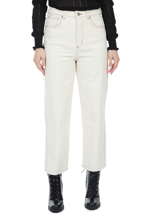SCOTCH & SODA-Γυναικείο τζιν παντελόνι SCOTCH & SODA λευκό