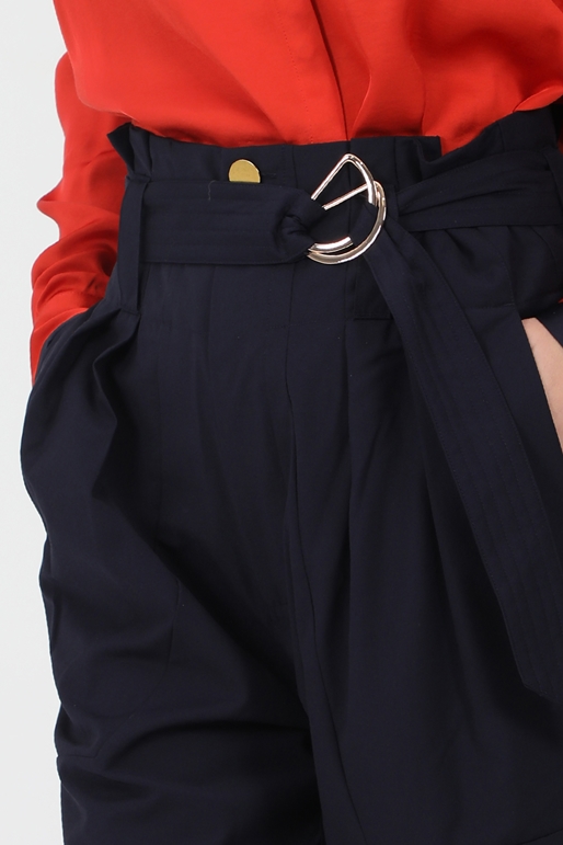 SCOTCH & SODA-Γυναικείο παντελόνι SCOTCH & SODA Paperbag cargo μπλε