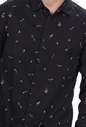 SCOTCH & SODA-Ανδρικό πουκάμισο SCOTCH & SODA REGULAR FIT- Classic all-over μαύρο