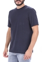 SCOTCH & SODA-Ανδρικό t-shirt SCOTCH & SODA Classic solid organic cotton μπλε