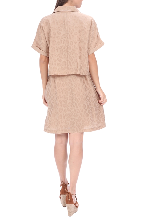SCOTCH & SODA-Γυναικείο mini φόρεμα SCOTCH & SODA shirt dress μπεζ
