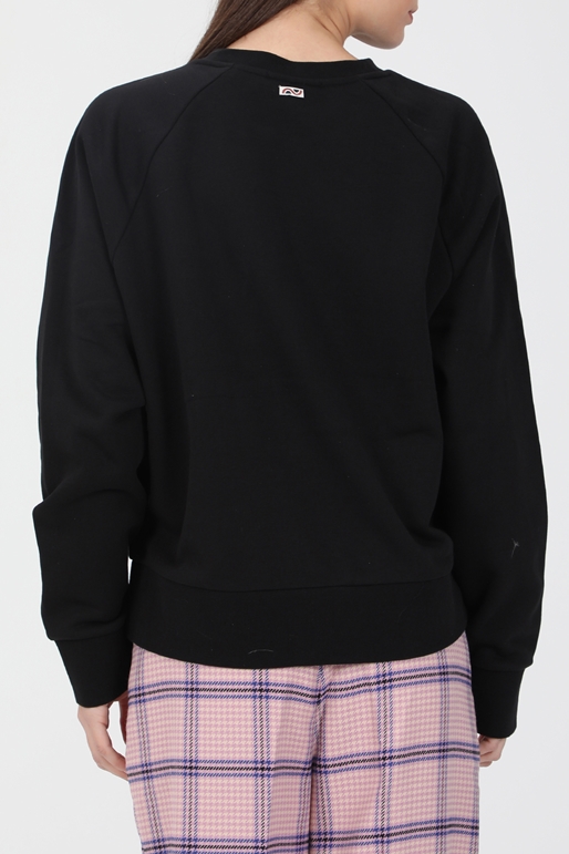 SCOTCH & SODA-Γυναικεία μπλούζα φούτερ SCOTCH & SODA crewneck μαύρη