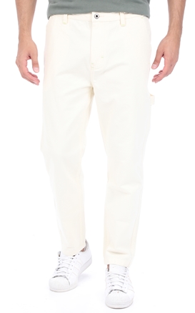 SCOTCH & SODA-Ανδρικό παντελόνι SCOTCH & SODA FAVE- Canvas carpenter λευκό