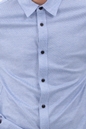 SCOTCH & SODA-Ανδρικό πουκάμισο SCOTCH & SODA Classic slim fit knitted shirt μπλε