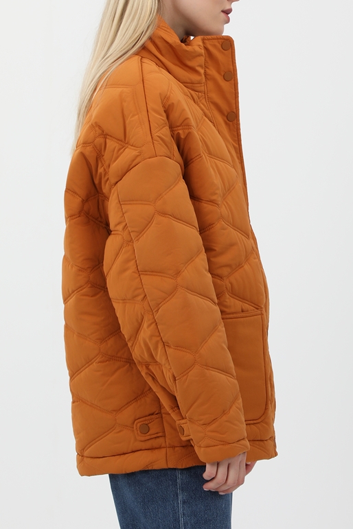 SCOTCH & SODA-Γυναικείο jacket SCOTCH & SODA Water repellent quilted cocoon καφέ