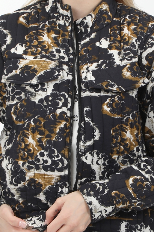 SCOTCH & SODA-Γυναικείο καπιτονέ jacket SCOTCH & SODA Printed quilted μπλε 