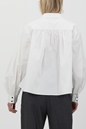 SCOTCH & SODA-Γυναικείο πουκάμισο SCOTCH & SODA Pleated boxy fit shirt λευκό