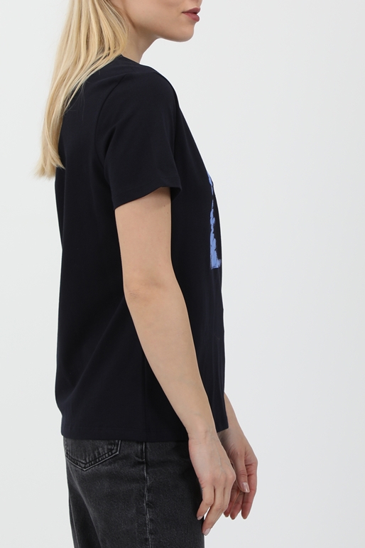 SCOTCH & SODA-Γυναικείο t-shirt SCOTCH & SODA Crewneck with graphic regular μπλε